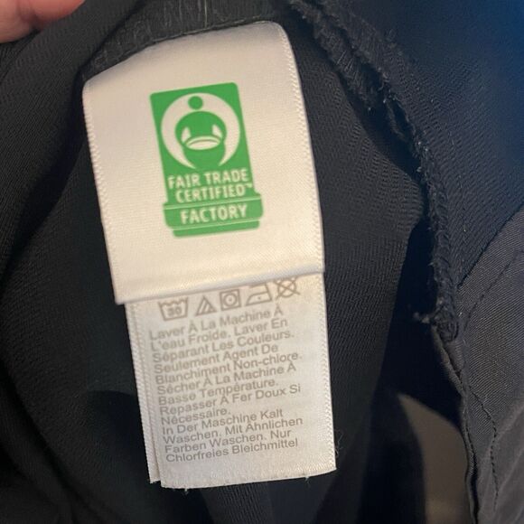 J. Crew Factory Women's 12 Jamie Pant Crop Crepe Business Black Elastic Waist - Picture 9 of 10